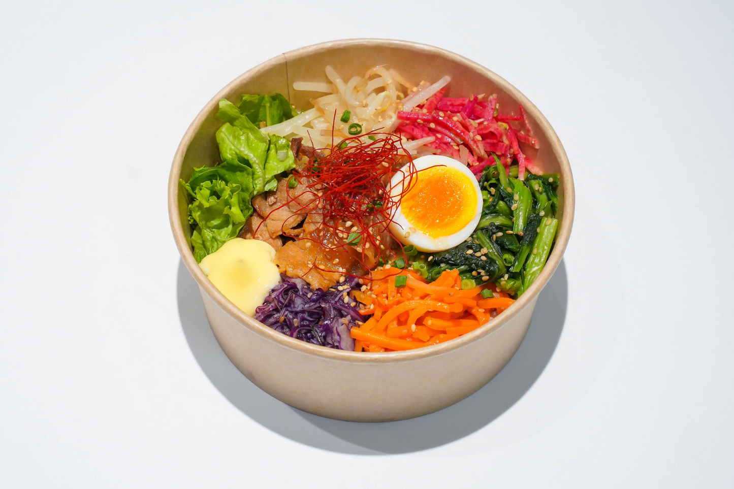 自家製ナムルとプルコギのビビンバ弁当